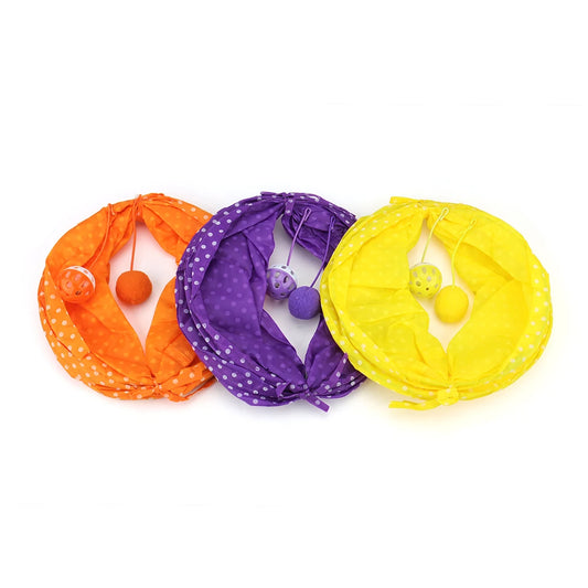 Foldable Cat Play Tunnel Tube Toy