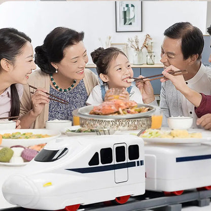 Electric Rotary Sushi Train Set with Conveyor Track