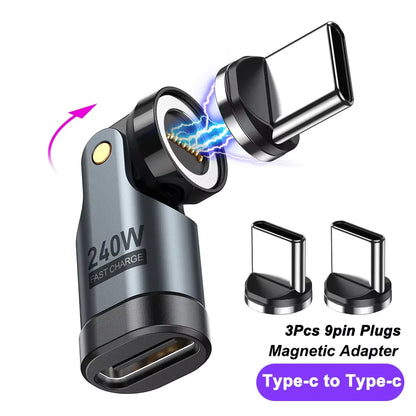 240W Magnetic USB-C Adapter Set