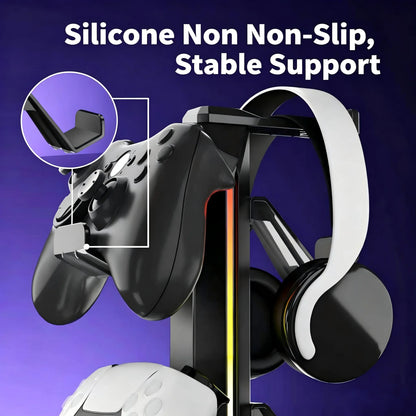 GB Gaming Headphone Stand with Controller Holder & USB Ports