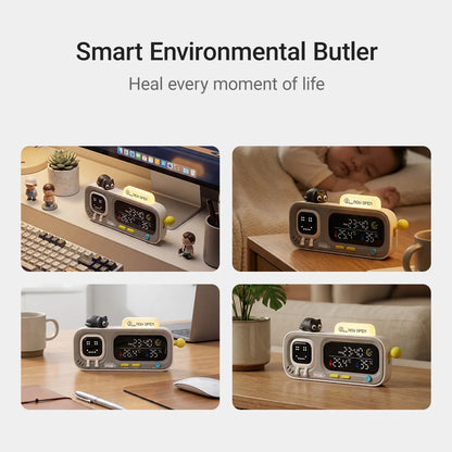 Smart Temperature & Humidity Desk Clock