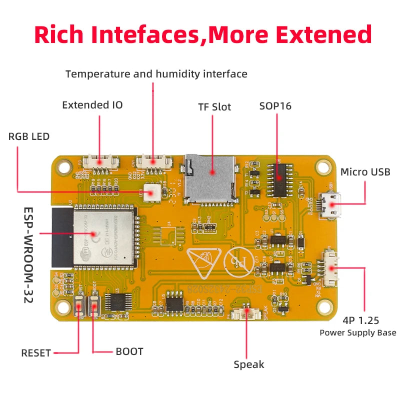 ESP32 2.8-Inch TFT LCD Development Board