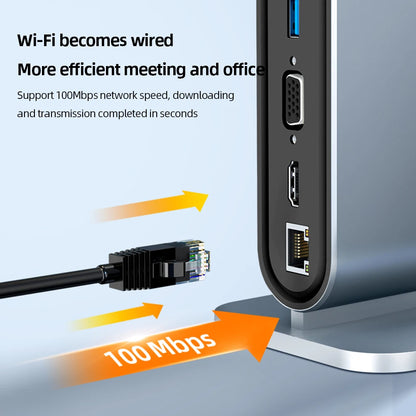 USB-C Docking Station – Up to 12-in-1 Hub