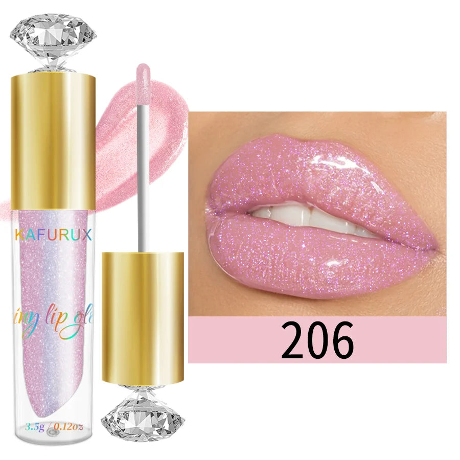9 Colors Moisturizing Diamond  Glitter Lip Gloss