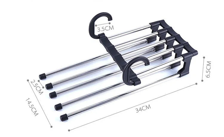 5-Tier Space Saving Pants Hanger