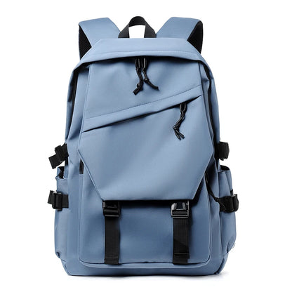Simple Solid Color Travel Backpack