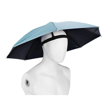 Foldable Head Umbrella Hat