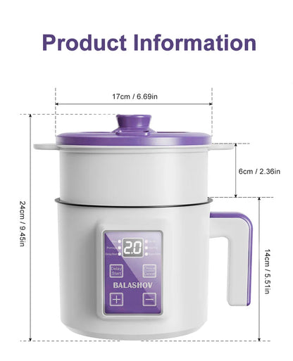 Mini Rice Cooker Steamer