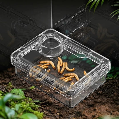 Anti-Escape Reptile Feeding Bowl