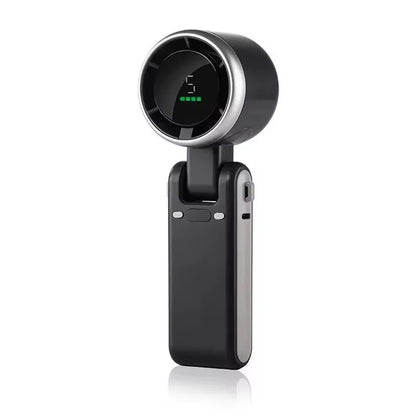 USB Rechargeable Mini Handheld Fan with Digital Display