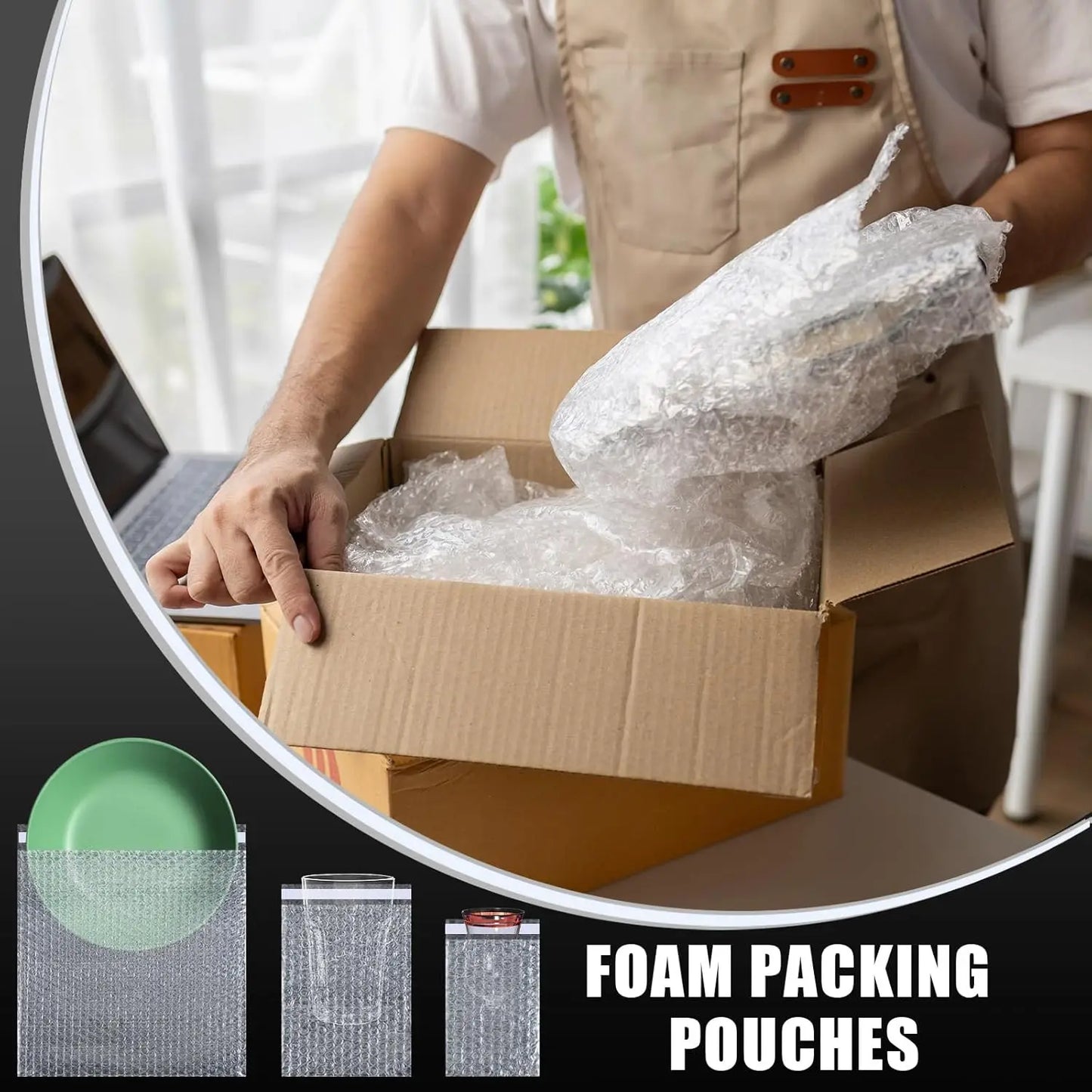 Transparent Bubble Mailer Bags