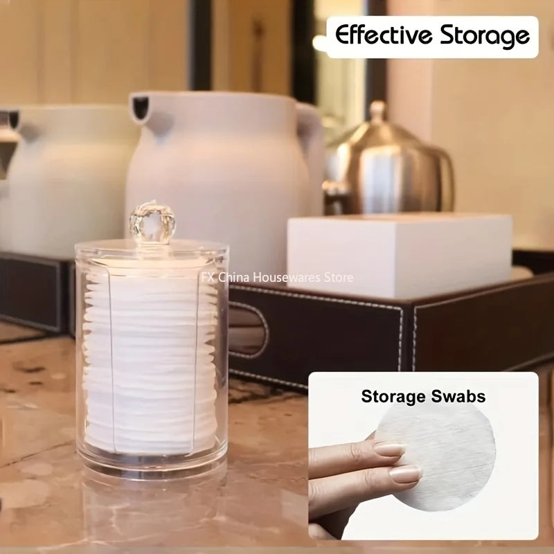 Round Clear Acrylic Makeup Organizer