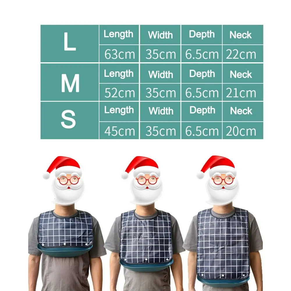 Waterproof Washable Adult Mealtime Bib