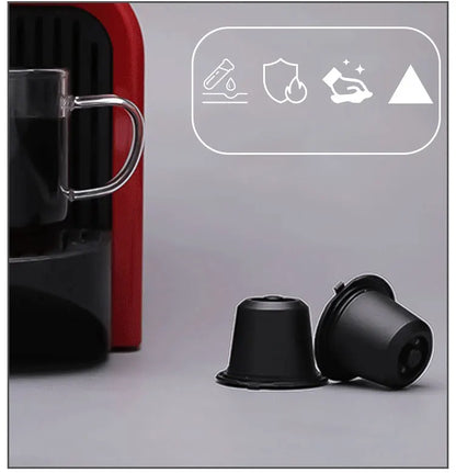 Refillable Nespresso-Compatible Coffee Pods with Reusable Filters & Accessories