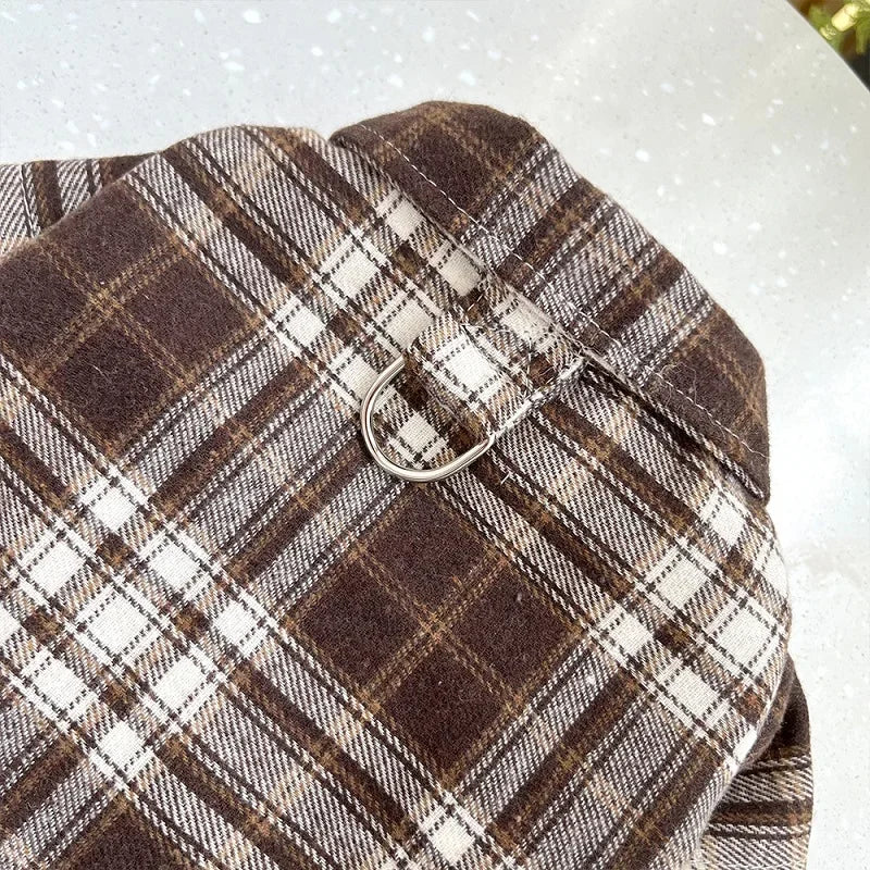 Classic Plaid Dog Shirt