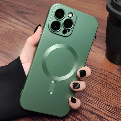 Luxury Matte Magnetic Phone Case For iPhone