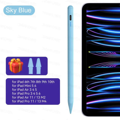 Rechargeable iPad Stylus Pen with Magnetic Attachment