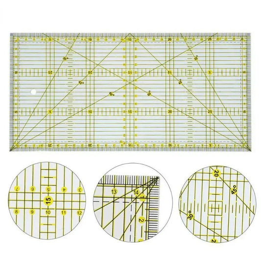 Acrylic Quilting Ruler 30×15cm
