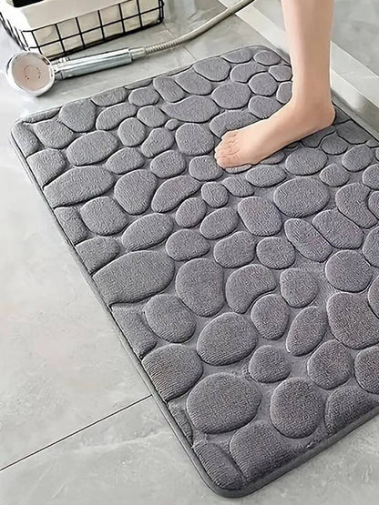 1Pc Cobblestone Bath Mat