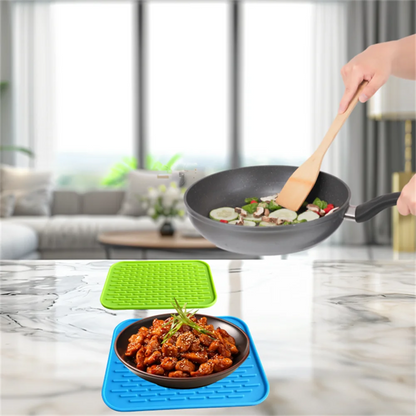 Silicone Heat-Resistant Pot Holder Mat