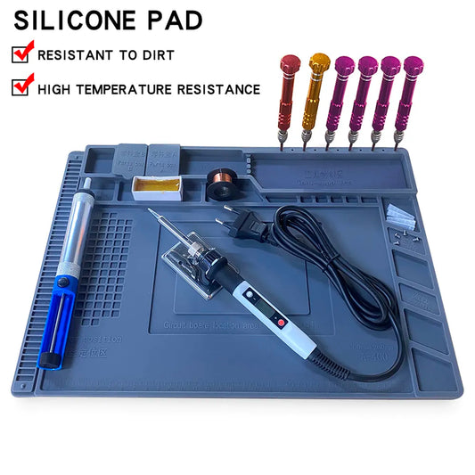 Silicone Soldering Desk Platform Pad