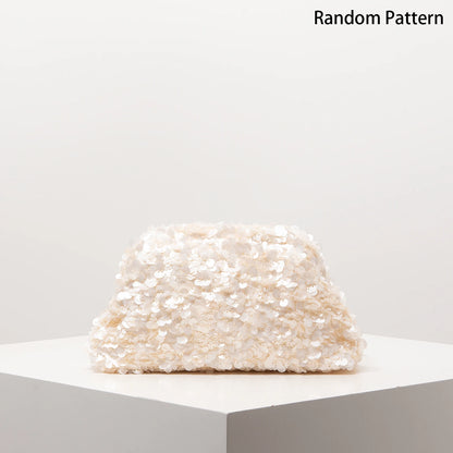 Sequin Evening Clutch Bag