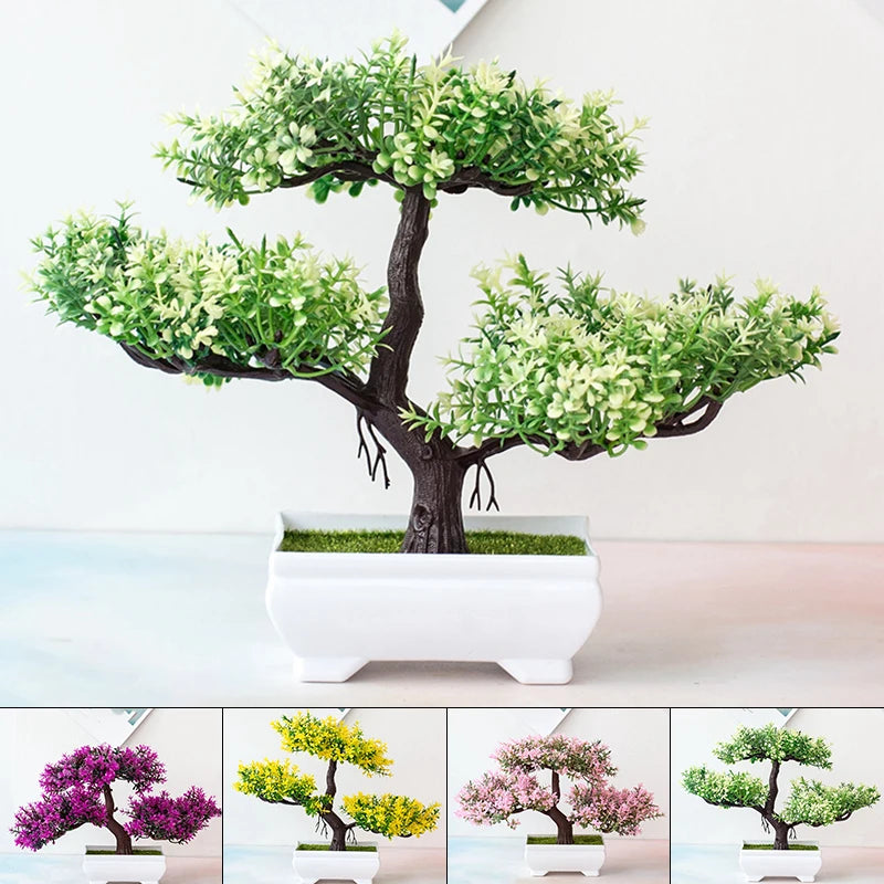 Artificial Bonsai Tree in Decorative Pot