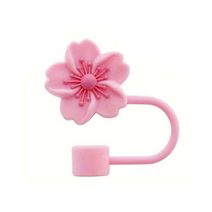 Flower Silicone Straw Cover for Stanley Cup