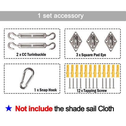 420D Waterproof Shade Sail Canopy