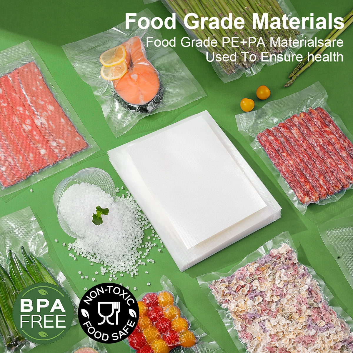 100-Pack BPA-Free Vacuum Sealer Bags