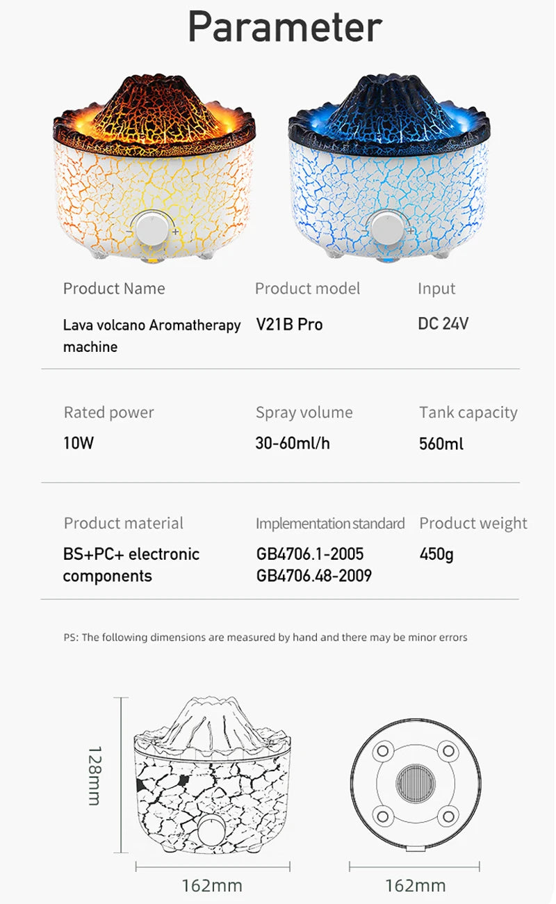 Volcano Flame Aroma Diffuser