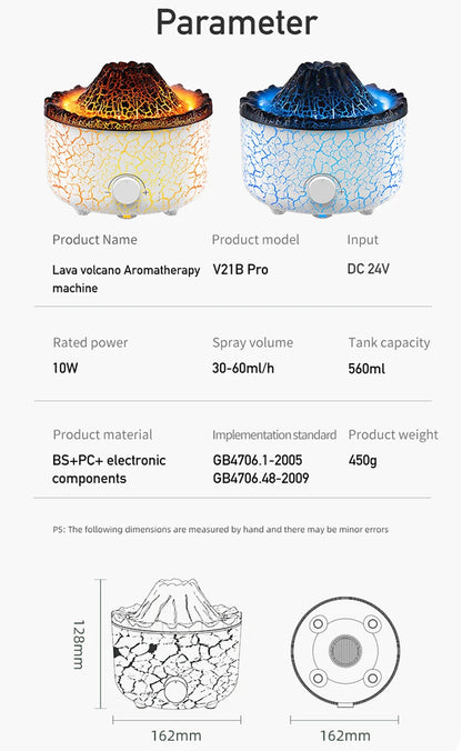 Volcano Flame Aroma Diffuser