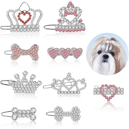 Cute Pet Hairpin Bow Clip