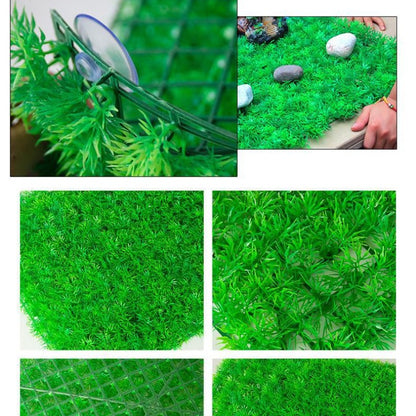 Artificial Aquarium Grass Mat for Fish Tank Decoration