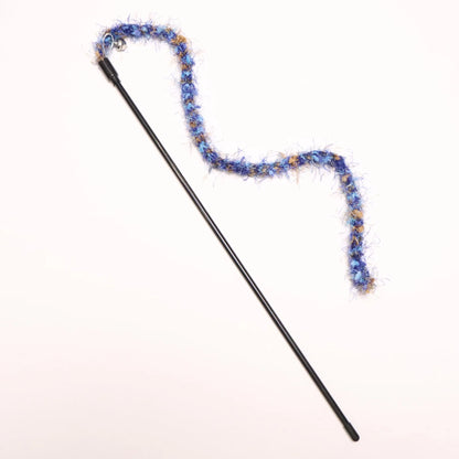 Colorful Plush Rope Cat Teaser Wand Set