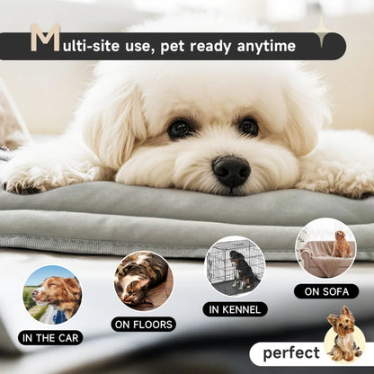 Orthopedic Plush Pet Bed Mat for Dogs & Cats