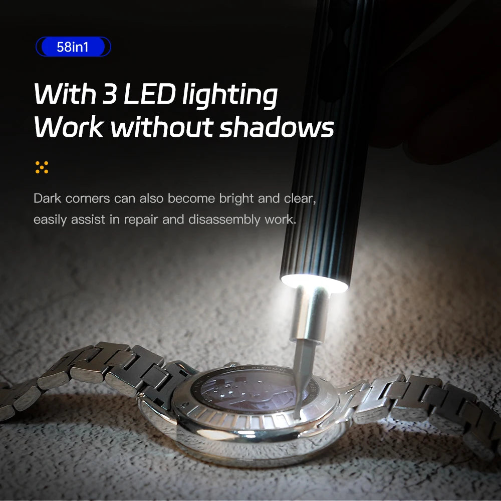 58-in-1 Electric Precision Screwdriver Set