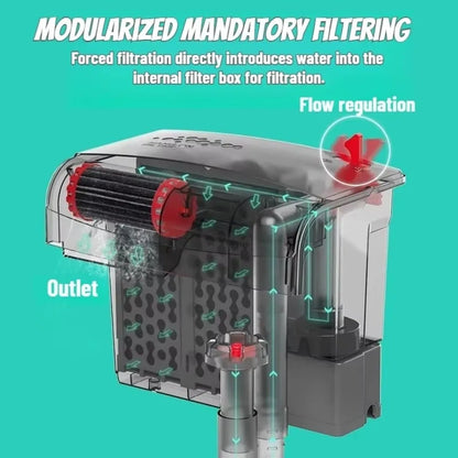 3-in-1 Internal Aquarium Filter Pump