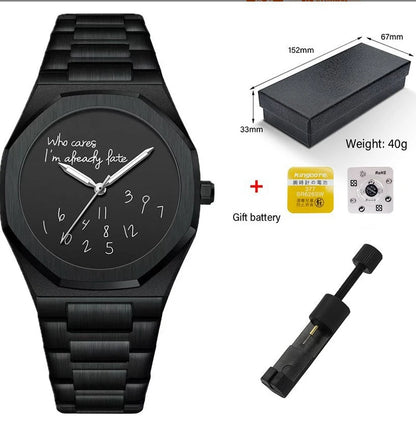 Luxury Men's Quartz Business Casual Steel Watch