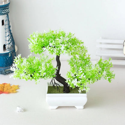 Artificial Bonsai Tree in Decorative Pot