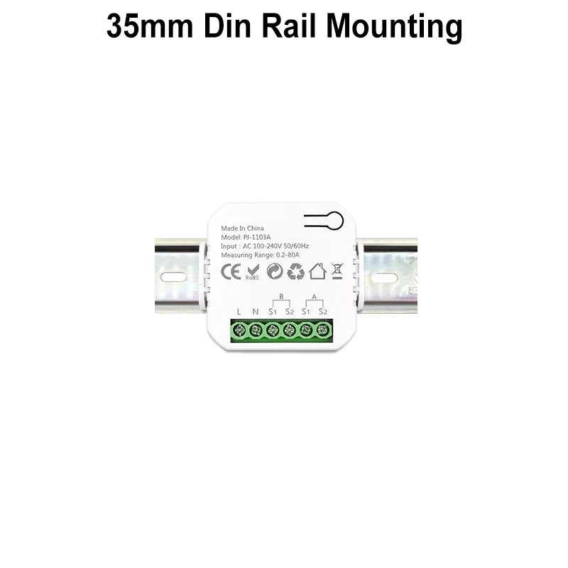 Smart WiFi Energy Meter with Clamp Sensor