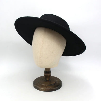 10cm Big Wide Brim French Fedora Hat