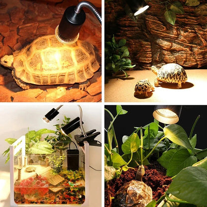 Reptile Heat Lamp with Clip Holder