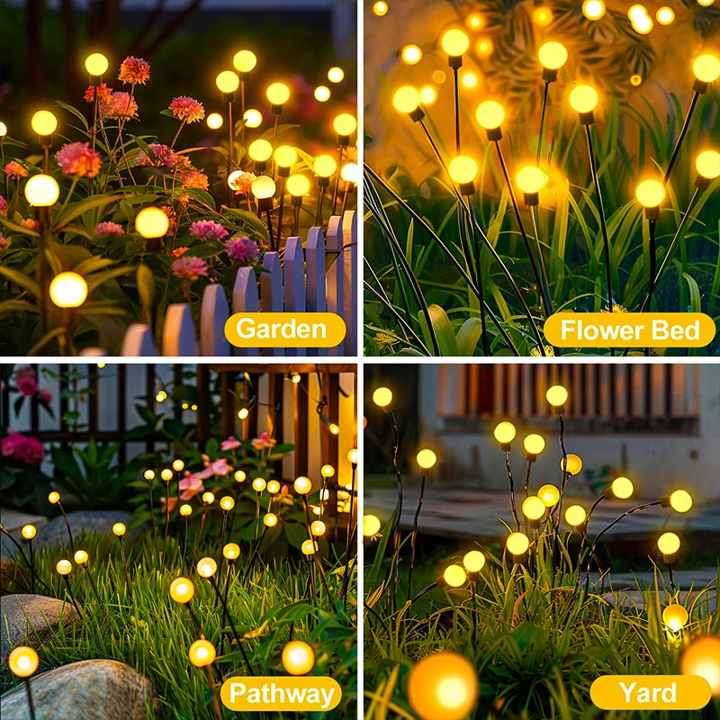 Solar Firefly Garden Lights