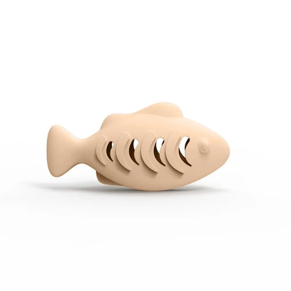 Octopus Silicone Cat Chew Toy with Treat Puzzle Feeder