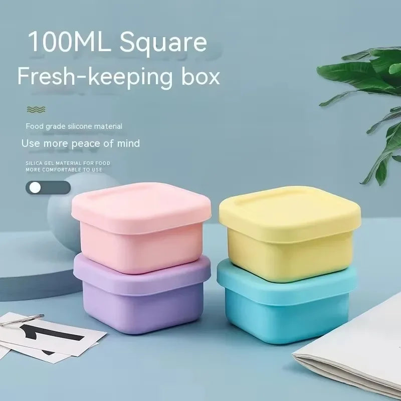 Silicone Baby Food Storage Container with Lid