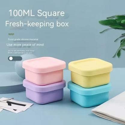 Silicone Baby Food Storage Container with Lid