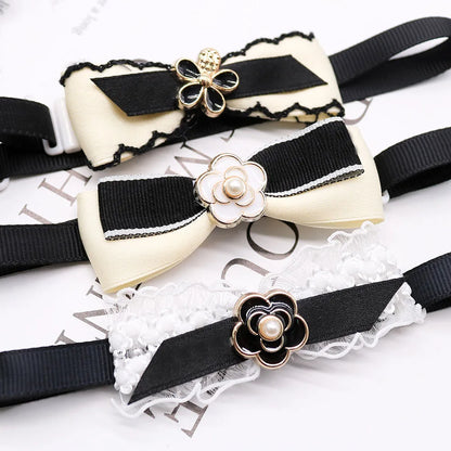 Pet Bow Tie Collar Set