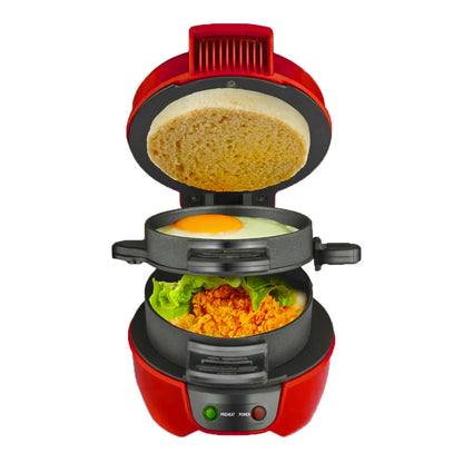 3-in-1 Sandwich, Burger & Egg Breakfast Machine