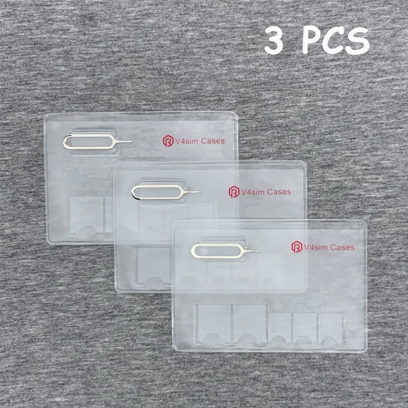 Portable SIM & Memory Card Storage Case